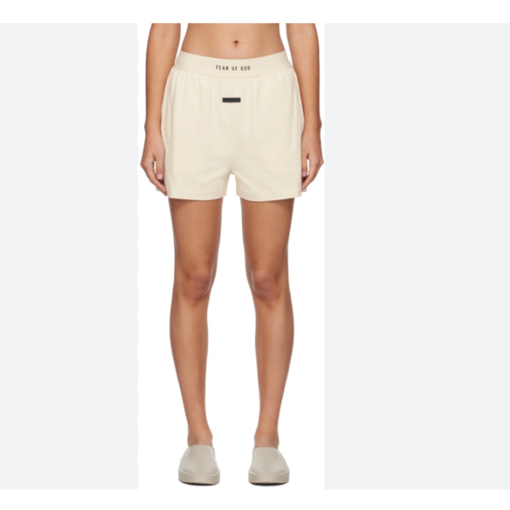 Fear Of God Off-White 'The Lounge' Shorts Size Small Cream
